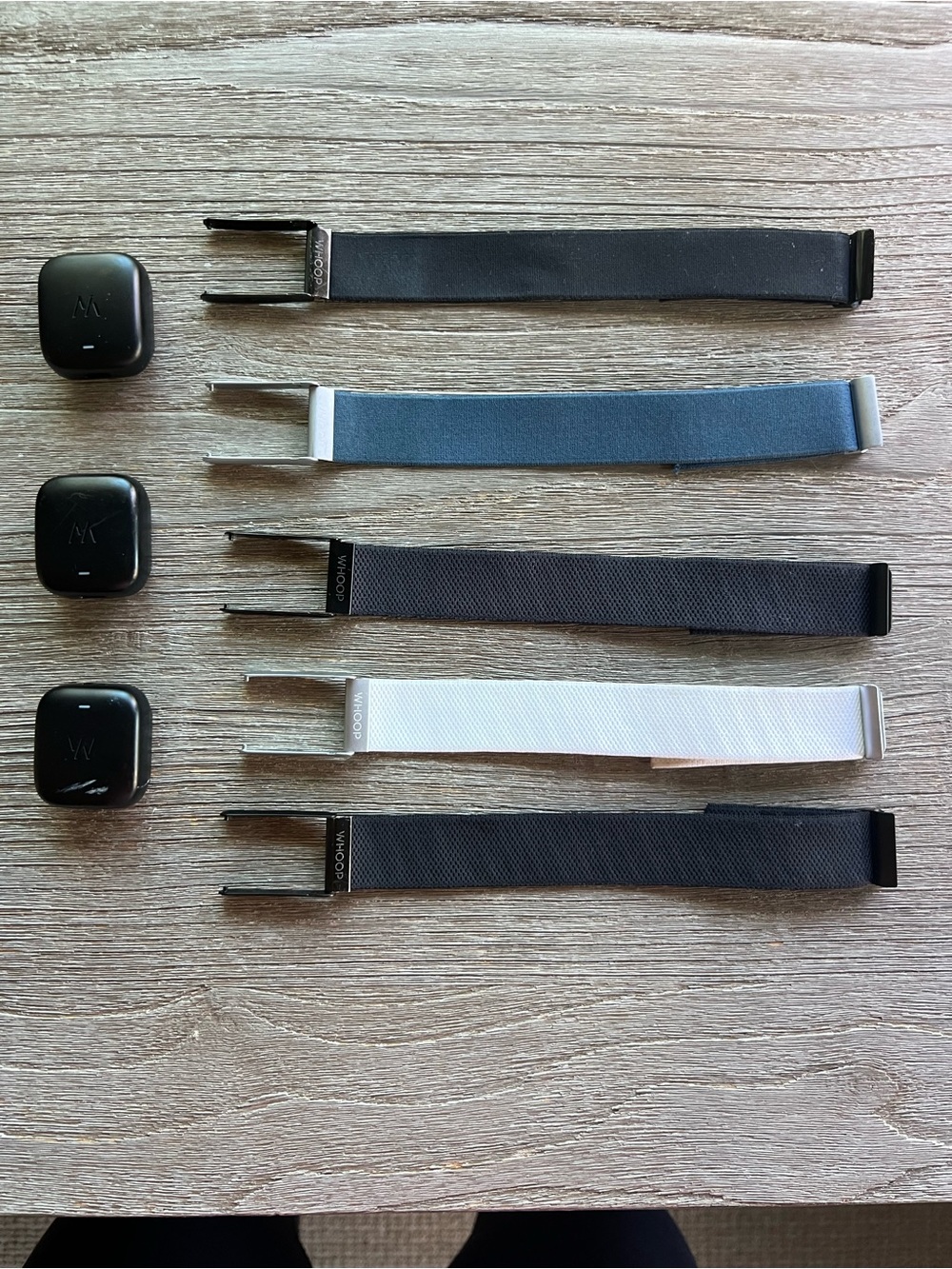 ❤️ WHOOP 4.0 Hydroknit bands and trackers - Bundle 5 bands and 3 trackers